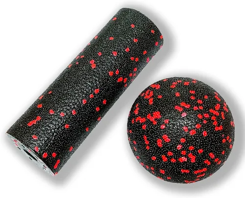 Miniatura 8 de Mini rodillo de espuma extra – Rodillo de masaje de alta densidad, rodillo de yoga extra pequeño para terapia física, liberación miofascial, tejido