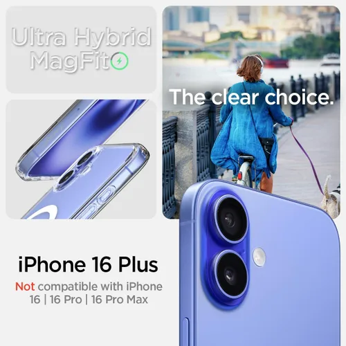 Miniatura 339 de Spigen Funda para iPhone 13 Mini, ultra híbrida MagFit [antiamarilleo] [compatible con Magsafe] - Transparente