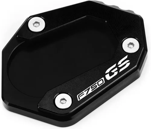 Miniatura 5 de Soporte lateral para motocicleta Soporte Soporte Soporte Pad Compatible con BMW F750GS 2018-2023 Soporte de placa de pie Ampliadora F750 GS F Negro