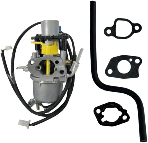 Conjunto de carburador con motor de stepper, juntas y línea de combustible para generador inversor de doble combustible Predator de 5000 vatios