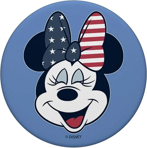 Miniatura 3 de Disney Mickey y sus amigos Minnie Mouse Americana relleno PopSockets PopSockets intercambiables PopGrip