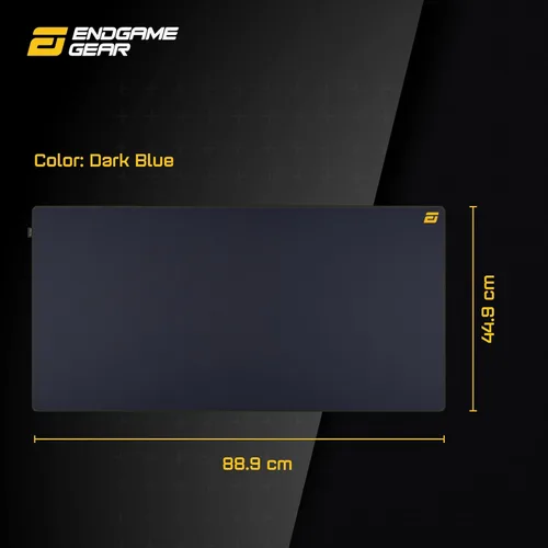 Miniatura 7 de ENDGAME GEAR MPC 890 Cordura Alfombrilla de Gaming para Mouse, Alfombrilla de Escritorio Antideslizante, Tamaño 35.04" x 17.72", Azul Marino