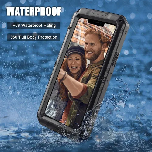 Miniatura 3 de Mitywah Funda impermeable para iPhone 11 Pro, resistente grado militar, a prueba de golpes, protección de pantalla integrada, resistente y gruesa