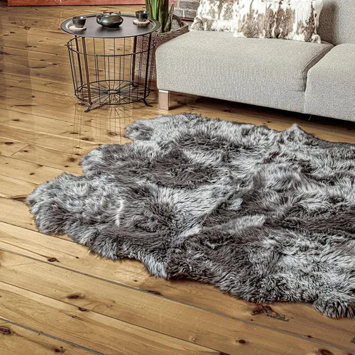 Miniatura 14 de Alfombra de piel de oveja de Nueva Zelanda 100% gruesa, suave y duradera
