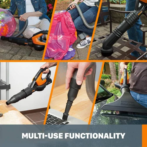 Miniatura 3 de WORX WG545.9 Soplador de hojas inalámbrico de 20V, sopladores eléctricos para el cuidado del césped con 120 MPH y 2.7 libras, diseño de boquilla