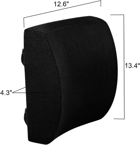 Miniatura 6 de Cojín lumbar de espuma viscoelástica LoveHome con funda de malla 3D, con diseño de firmeza equilibrada para reducir el dolor de espalda, ideal