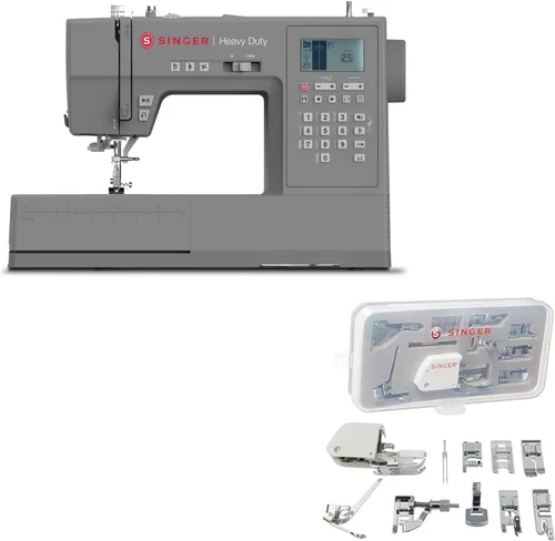 Miniatura 16 de SINGER Máquina de coser computarizada resistente 6700C con kit de accesorios Motor fuerte con potencia de perforación mejorada, 411 aplicaciones