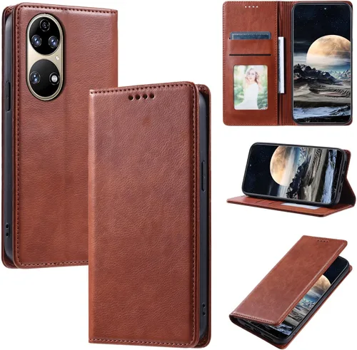 Miniatura 20 de Funda de cuero compatible con Google Pixel 7, compatible con Google Pixel 7 5G GVU6C GQML3 Flip Folio PU Funda de cuero negro