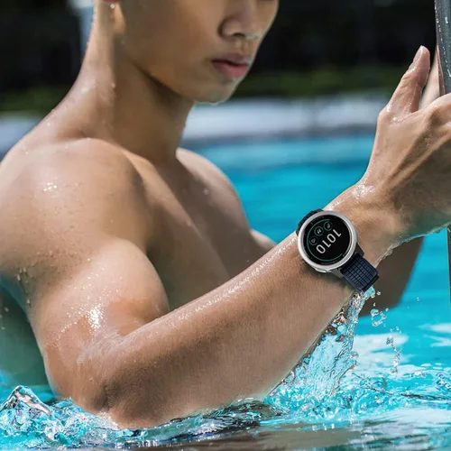 Miniatura 6 de ISABAKE Correa de reloj compatible con Garmin Vivoactive 4/Samsung Galaxy Watch de 1.81 pulgadas, 0.86 pulgadas, bandas de silicona para Ticwatch