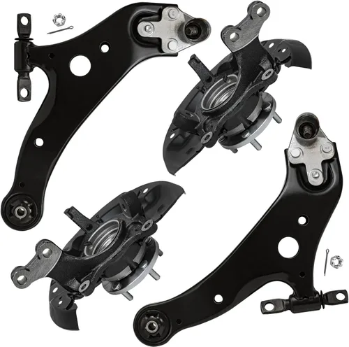 Miniatura 175 de Detroit Axle - Kit de 4 brazos de control delanteros para Ford Mustang 05-10, 2 brazos de control inferiores, 2 puntales 2005 2006 2007 2008 2009