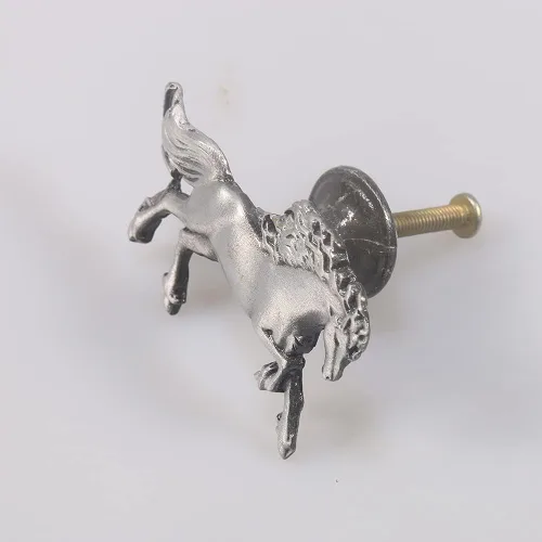 Miniatura 4 de 6 pomos en forma de caballo, manija de puerta, armario, cajón, aparador, pomos de un solo agujero, manijas para muebles de cocina, armario, armario