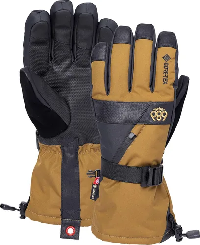 686 Gore-TEX Smarty - Guante de guantelete 3 en 1 para hombre, carcasa de tela con forro de mezcla de lana extraíble, resistente al agua y a la