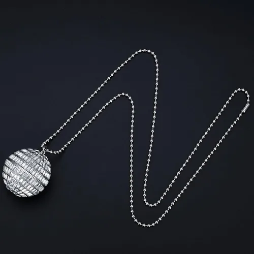 Miniatura 5 de Collares de bola de discoteca Mirrorball Jewelry 70s Party Chain 32