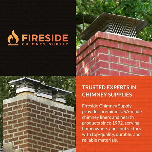Miniatura 7 de Fireside Chimney Supply FireFlex 316Ti kit de accesorio interior de conducto de chimenea flexible