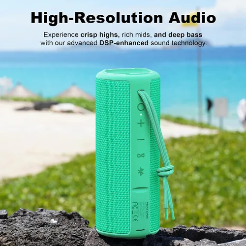 Miniatura 2 de MIATONE Bocina Boombox Bluetooth portátil para regalos para ella, él, mujeres y hombres - Verde