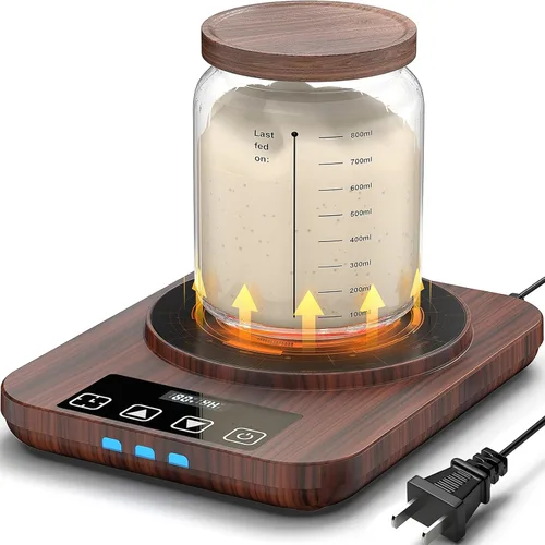 Calentador Eléctrico para Masa Madre, Almohadilla de Calentamiento Mejorada para Masa Madre, Herramienta de Fermentación con Calentador para Masa