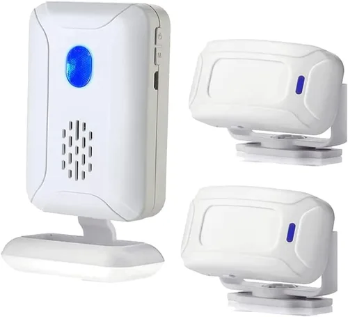 Miniatura 9 de Timbre inalámbrico con sensor de movimiento para tienda en el hogar, timbre de bienvenida de seguridad, monitor de cuerpo para niños mayores