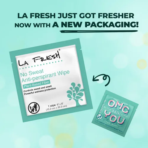 Miniatura 5 de La Fresh Travel Lite - Toallitas antitranspirantes y corporales, 200 toallitas desodorantes envueltas individualmente para adultos, hombres
