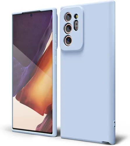 Miniatura 39 de oakxco Funda para teléfono Samsung Galaxy Note 20 Ultra de silicona líquida, bonita funda delgada y fina de goma suave TPU lisa y suave de gel