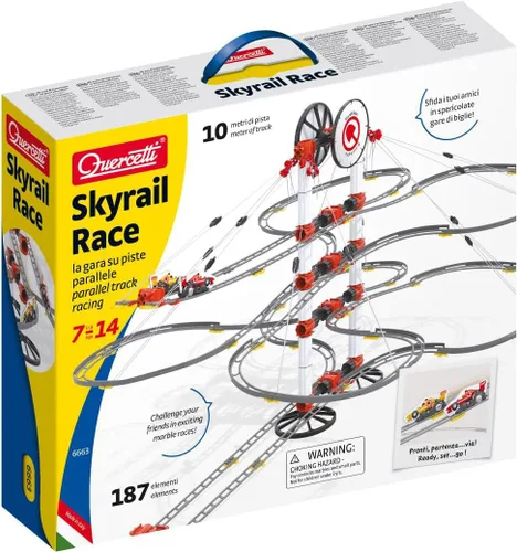 Miniatura 2 de Quercetti Marble Run Skyrail Race, blanco