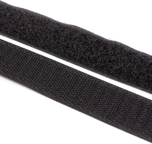 Miniatura 4 de Cinta de tela de nailon para coser de 1 pulgada de ancho x 32.8 ft de largo, color negro