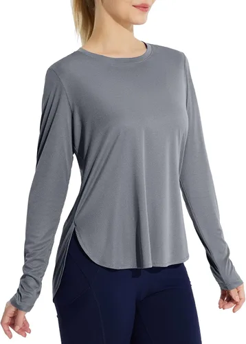 Miniatura 36 de BALEAF - Camisetas de sol de manga larga para mujer, con FPU 50+, para senderismo, ligeras, de secado rápido, protección contra rayos ultravioleta