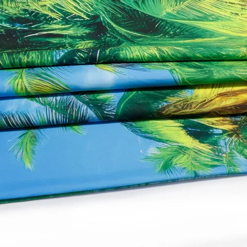 Miniatura 4 de Serborlur Tapiz para colgar en la pared con fondo de playa azul y mar, tapiz de pared tropical paraíso palmera, arte de pared, tapiz bohemio