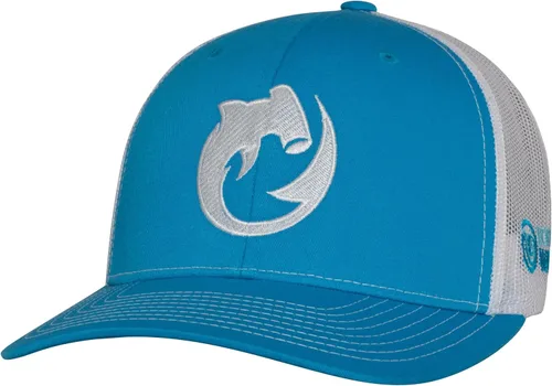 Miniatura 11 de Sombrero de camionero de buceo con tiburón: Snapback ajustable para hombre, para pesca, pesca submarina