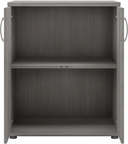 Miniatura 6 de Bush Business Furniture - Armario de almacenamiento universal para garaje con puertas y estantes, color gris tormenta