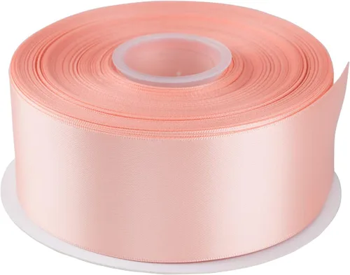 Miniatura 80 de AVANAVA Cinta de satén de doble cara de 1-1/2 pulgadas de ancho - 50 yardas (012-plateado)