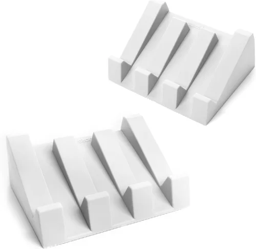 Miniatura 10 de Jabonera de silicona (patentada en EE. UU.) Portajabones autodrenante para barra de jabón para ducha, fregadero de baño, bandeja de jabón