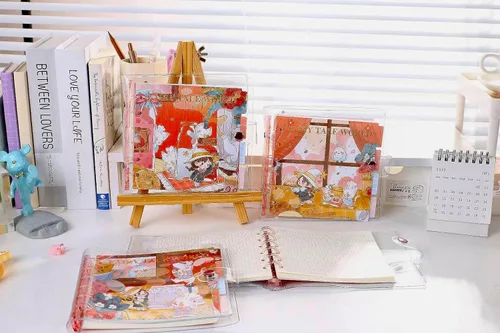 Miniatura 3 de Cuaderno de bolsillo kawaii, diario en espiral kawaii, bloc de notas en espiral pequeño, lindo cuaderno de papel de calidad premium, 160 páginas