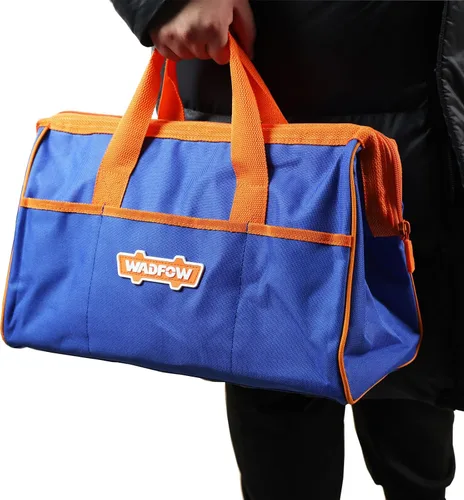 Miniatura 7 de WTG3A16 - Bolsa de herramientas de 16 pulgadas, bolsa de herramientas con múltiples bolsillos con material impermeable y diseño de boca ancha