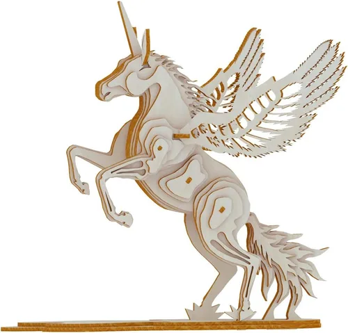 Rompecabezas de madera 3D grabado láser, kit de construcción de montaje seguro para adolescentes y adultos, modelos mecánicos 3D de animales del
