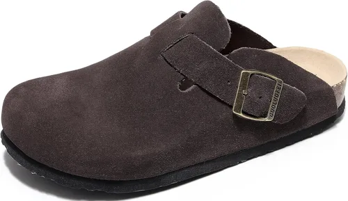 Miniatura 11 de Zuecos para mujer, Zuecos para mujer - Mules de casa con soporte de arco y hebilla ajustable