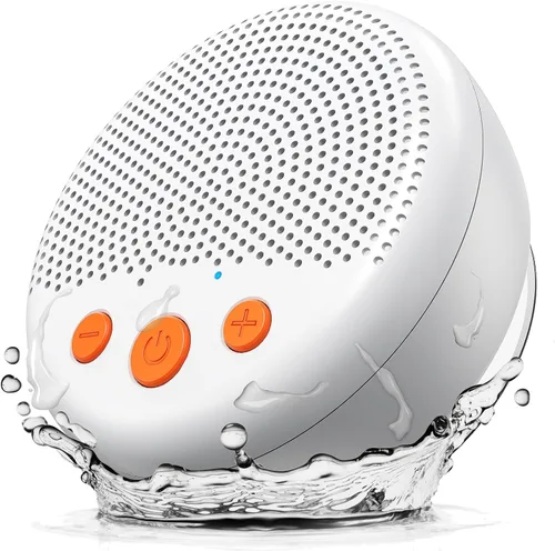 LENRUE Altavoz de ducha, altavoz Bluetooth impermeable inalámbrico, altavoces portátiles con sonido fuerte claro, ventosa, cordón, ideas de regalos