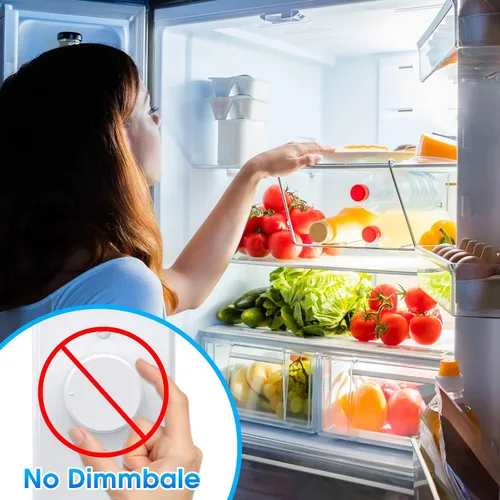 Miniatura 8 de Maylaywood Bombilla LED para refrigerador, equivalente a 40 W, bombilla A15 para nevera, impermeable, luz blanca diurna 5000K, base E26 de 550
