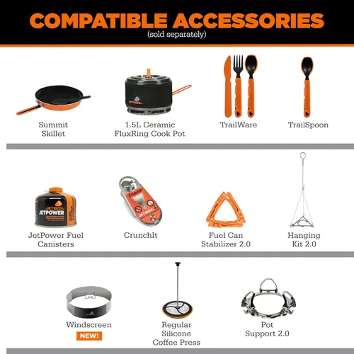 Miniatura 9 de Jetboil Estufa portátil de ebullición rápida para acampar y mochilero con encendido automático de 1 paso, quemador de propano/isobutano con taza