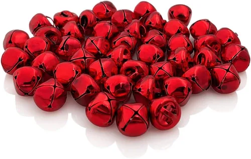 Miniatura 3 de Campanas de Cascabel de 1.4 Pulgadas/35mm, Campanas de Metal para Manualidades, para Regalos de Decoración de Fiestas de Navidad, Festivales, Boda