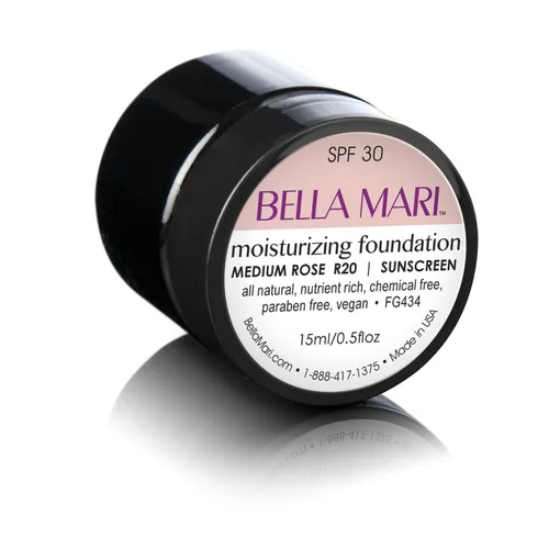 Miniatura 8 de Bella Mari - Base hidratante natural, color beige claro (B10); plástico sin PBA de 2