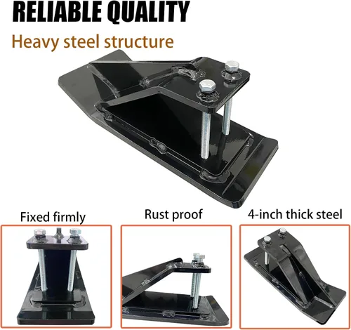 Miniatura 4 de Protector de cubo de tractor, 2 protectores de borde de esquí, protector antideslizante para césped y peluquería de césped, protector de borde