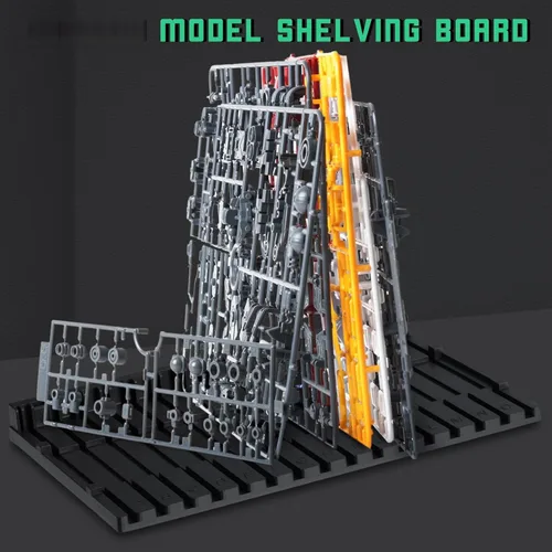 Miniatura 4 de Wesiti 2 piezas de modelo, estantes de plástico para colocar herramientas para modelos, figuras de acción, pasatiempos, accesorios de bricolaje