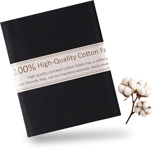Miniatura 14 de Tela de Algodón Azul Bebé para Coser de 59 Pulgadas de Ancho, Tela de Popelina de Algodón 100% Natural por Yarda, Material de Algodón Suave