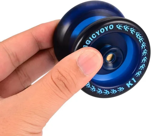 Miniatura 5 de MAGICYOYO K1 Yoyo Profesional Responsive para niños, adolescentes y adultos con 5 cuerdas de yoyos + bolsa + guante de yoyo+ kit de cubos de yoyos