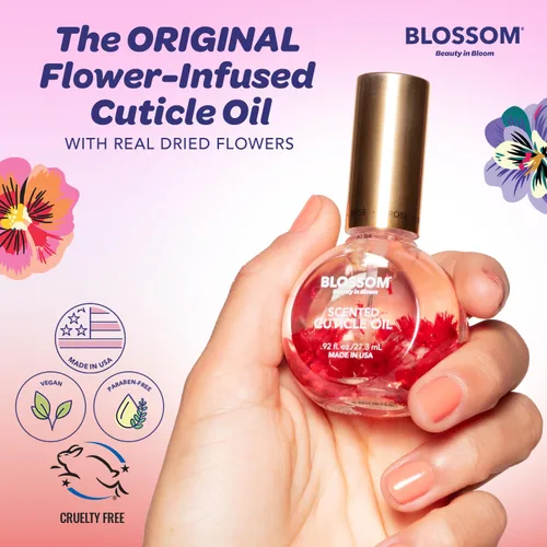 Miniatura 3 de Aceite para cutículas Blossom para uñas, hidratante, hidratante, aceite para uñas perfumado para el cuidado de las cutículas, infundido con flores