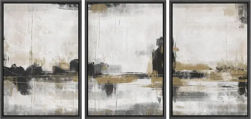 Miniatura 138 de SIGNFORD Impresión en Lienzo Enmarcado Conjunto de Arte de Pared Arte Abstracto Terroso en Tonos Marrón Profundo y Beige Arte Moderno Decorativo