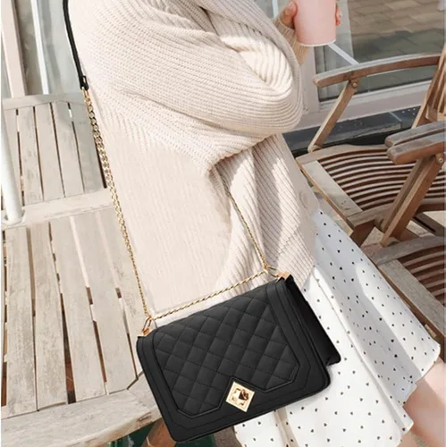 Miniatura 7 de Bolso cruzado pequeño para mujer, bolso de hombro de piel sintética, bolso de mano pequeño, bolso de mano versátil de moda