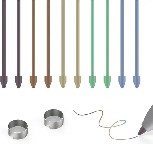 Puntas de plástico de colores de repuesto para Samsung Galaxy Tab S10/S9/S8/S7/S6 Series S Pen, teléfono móvil S26/S25/S24/S23/S22 Ultra S Pen, 10