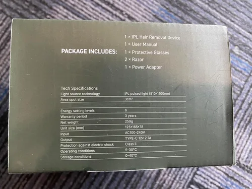 Miniatura 11 de Xsoul Depilación láser IPL, removedor de vello sin dolor para mujeres y hombres, ideal para axilas, piernas, cara y bikini, reducción de vello