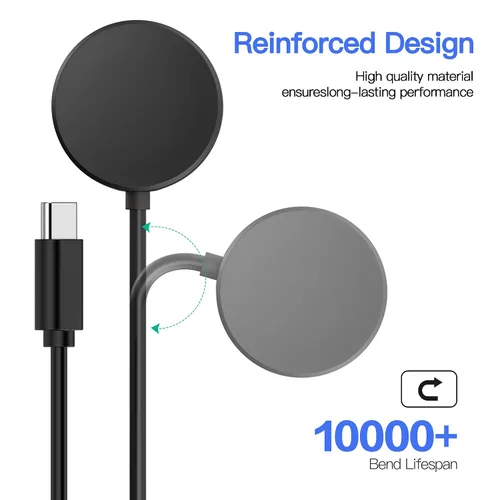 Miniatura 7 de AWINNER Cable USB C compatible con Samsung Galaxy Watch Charger (1 unidad)